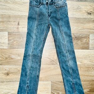 Abercrombie Kids black wash flare Jeans